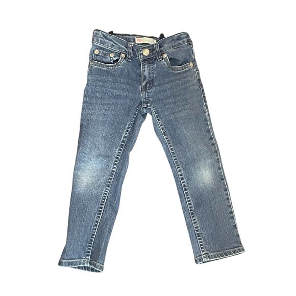 Boy's Levi Strauss & Co Blue Denim Jeans - Size 4 - Picture 4 of 7